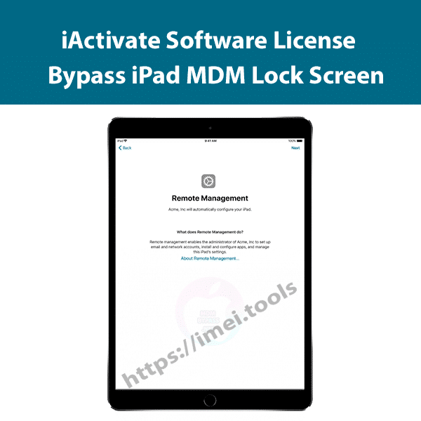 Bypass iPad MDM lock Screen