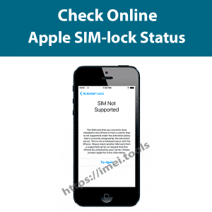 Check iPhone SIM lock status
