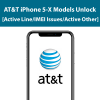 AT&T iPhone 5-X Models Unlock
